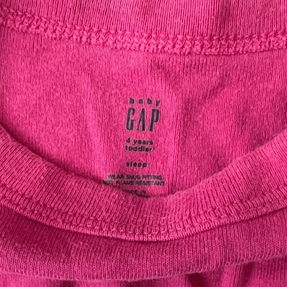GAP Kids Fuchsia and Striped Pajama Set